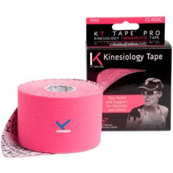 Fabrication Enterprises KT® Kinesiology Tape, Uncut, 2" x 16 ft., Pink, Set of 4 Rolls 25-3414-4